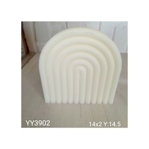 Yy3902 Çizgili Mum Geniş Silikon Kalıp