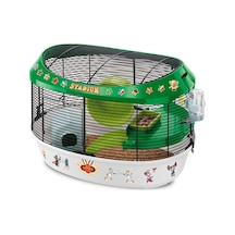 Ferplast Hamster Kafesi, Stadyum Kemirgen Kafesi, Küçük Hayvan Kafesi, Hamster Aksesuarı Dahil, 50 X 34 X Y 33 Cm