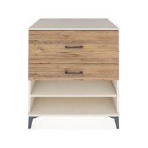 Kronos Şifonyer Tek Raflı 2 Çekmeceli 88x59x96 Aytaşı-çam Aytaşı