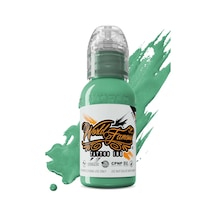 World Famous Columbus Seafoam Dövme Boyası 30ml Canlı Seafoam Yeşili Profesyonel Tattoo Ink