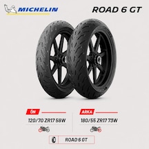 Michelin Road 6 Gt 120/70 Zr17 58w - 180/55 Zr17 73w Ön Arka Motosiklet Lastik Takımı