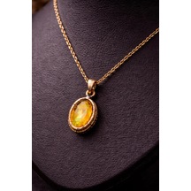 Kadın Bakır Kolye Doğal Sarı Sitrin Taşlı Minimal Model Kolye Diğer Kadın Bakır Kolye Doğal Sarı Sitrin Taşlı Minimal Model Kolye Diğer