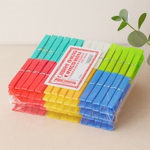 Plastik Çamaşır Mandalı 144'lü Gökkuşağı Çr