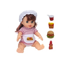Oyuncak Bebek Maide Burger Yiyiyor Türkçe Konuşur Oynar Gözlü