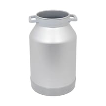 Melasty Süt Sağma Makinesi Alüminyum Süt Güğümü 40 Litre İki Kulplu Geniş Ağız Kapak Hariç -1737