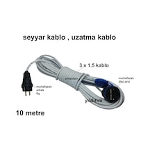 Seyyar Kablo Uzatma Kablo Ara Kablo 10 Metre