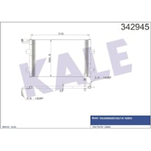 Kale Klıma Radyatoru Vw Klr-342945