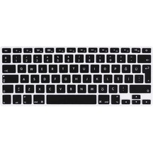 Lexroo Macbook Uyumlu Air 13' 2017 A1466 Klavye Koruyucu Silikon Ped - Siyah