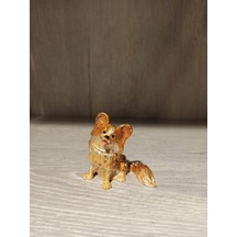 Swarovski Taşlı Köpek Mücevherlik / Dekoratif Biblo