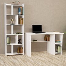 Kalenderdekor1 Kalender Dekor Avel Snow 120 Cm Çalışma Masası Takımı Aves01