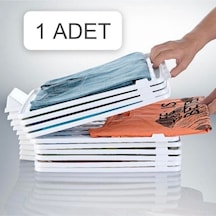 1 Adet Pratik Dolap İçi Düzenleyici Raf Plastik 40 X 30 Beyaz Tr Diğer