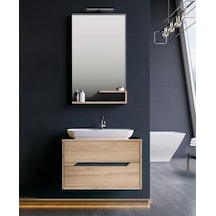 Orka Galia 80 Cm Mdf Legnano Banyo Dolabı Takımı Çok Renkli