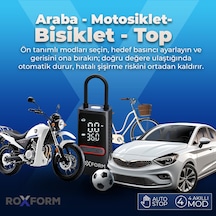 Roxform Car Air Pump 80w Güçlü Taşınabilir Araç Lastik Şişirme