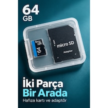 Micro Sd Hafıza Kartı Şeffaf Saklama Kutulu - Lisinya