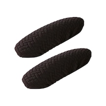 Suntek 2 Adet Ofis Koltuğu Kol Dayama Kılıfları Siyah