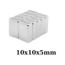 10x10x5mm Neodyum Güçlü Mıknatıs - Neodim Magnet