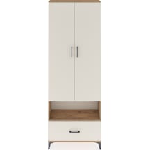 Arges Dolap 2 Raflı Tek Çekmeceli Tek Askılı 88x30x243 Çam-aytaşı Atlas Çam