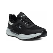 Acropol 137-26 Anorak Slip On Anatomik Sneaker Siyah Gümüş 36-40 Siyah
