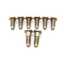 Teltree Chevrolet 64-81 İçin Bakır Emniyet Kemeri Sabitleme Cıvataları, Altın Renk, 8 Adet Set