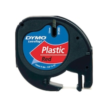 Dymo Letratag Plastik Kırmızı Şerit 59424 12Mm X 4 Metre