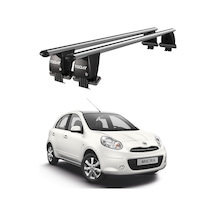 Nissan Micra / March K13 2010-2017 Oluksuz Kilitli Ara Atkı Port Bagaj Tavan Barı