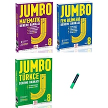 Lgs 8. Sınıf Jumbo Serisi Matematik Türkçe Ve Fen Bilimleri 3lü Set Denemeleri