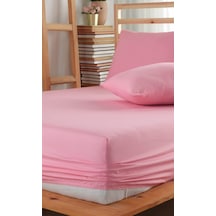 Lastikli Çarşaf Takımı%100 Pamuk Yastık Kılıflı Pudra, 100 X 200 Genel