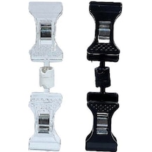 Çift Mini Mandal - Şeffaf Pakette 10 Adet