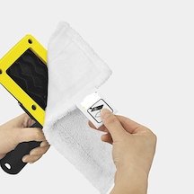 Srfn Ticaret Karcher Beyaz Buharlı Paspas Temizleme Pedleri Sc1/sc2/sc3/sc4/sc5 Uyumlu-4 Adet