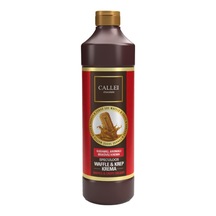Callei Karamelize Bisküvili Waffle & Pancake Çikolata Sosu 1 Kg Yoğun Aromalı Tatlı Sosu
