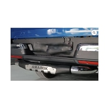 Volkswagen Amarok 2023+ Arka Tampon Koruma Demiri Krom Arka Koruma Barı Demir