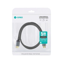 Hdmı To Hdmı 5 Metre 4k 60hz Hdmı 2.0 Kablo Ultra Hd Hdr Slim İnce Uçlu Görüntü Aktarıcı