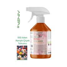 3v Viola Bitki Besini 500ml + 100 Adet Karışık Çiçek Tohumu Seti 2