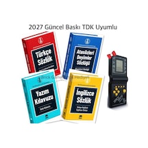 Ortaokullar İçin Tdk Uyumlu Sözlük Seti Türkçe Sözlük - İmla Kılavuzu - Atasözü Ve Deyimler Sözlüğü - İngilizce Sözlük