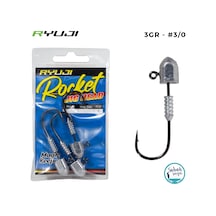 Ryuji Rocket Jighead 3gr 3/0 3 Adet