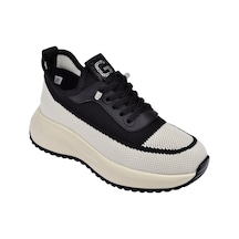 Guja Taş Detaylı Triko Kadın Spor Ayakkabı Sneaker Gj-26y3012 Siyah