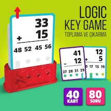 Logic Key Game Toplama Ve Çıkarma Matematik Kutu Oyunu