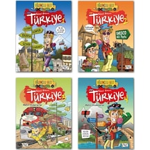 Güzel Ülkem Türkiye 1 2 3 4 Set 4 Kitap Eğlenceli Bilgi Gezi - Metin Özdamarlar