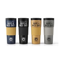 600 Ml Have A Nice Day" 600 Ml Çift Katmanlı Paslanmaz Çelik Termos Mug Alk4624 -