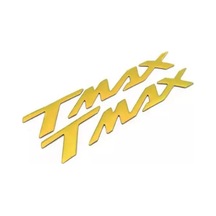 Yamaha Tmax Uyumlu Sele Altı Metal Yazı Seti Gold Standart