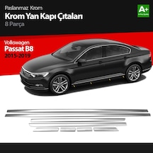 Vw Passat B8 Krom Yan Kapı Çıtası 8 Parça 2015 2016 2017 2018 2019