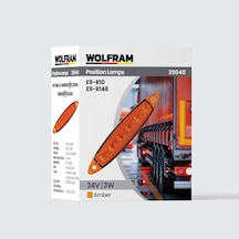 Led Yan Pozisyon Lambası Amber Renk Parmak Led 24v 3w E9-r10 Belgeli