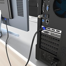 8k Displayport Kablo 2.9m Dp Kablosu, Almanya Da Geliştirilmiştir 0,5-10m Arasında Mevcuttur Pc/laptop İçin Display Port Monitör Kablosu, 8k/4k 60hz, 144hz, Dolby Audio, Siyah