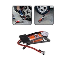 Oto Araç Lastik Pompası Ayak Hava Pompası Top Lastik Hava Şişirme Bisiklet Motosiklet Lastik Şişirme 1