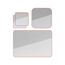 Gopro Hero 8 Black İçin Ekran Lens Koruma Seti Şeffaf