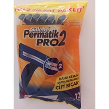 Gillette Permatik Pro2 Tıraş Bıçağı 12'li