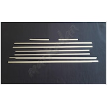 Markadan Mercedes Viano W639 Kısa Şasi Krom Cam Çıtası 2004-2014 8 Parça Paslanmaz Çelik