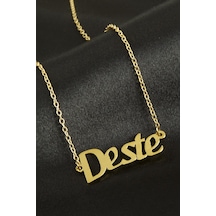 Deste - 885 - İsimli - Novapazr - Kolye -sarı altın
