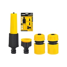 Sgs4258 4 Lü Bahçe Sulama Seti Otomatik Ayarlı Lans Ve Hortum Bağlantı Aparatları