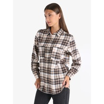 Colin's Colins Regular Fit Çok Renkli Kadın Uzun Kol Gömlek Cl1066877 Çok Renkli